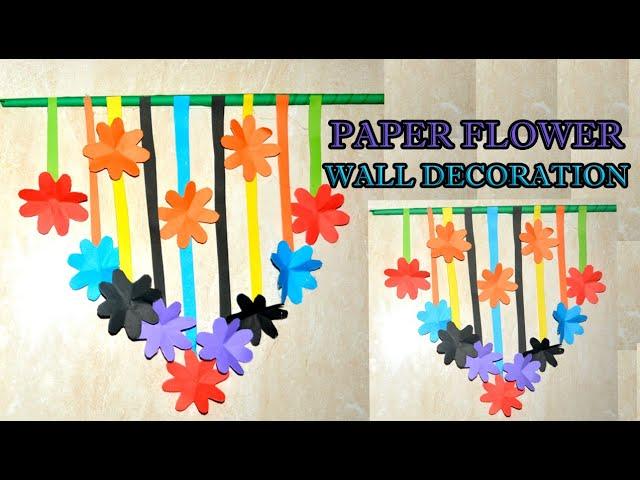 DIY Paper Flower Wall Hanging