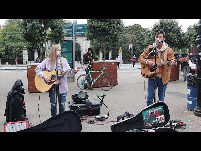 Bob Marley's "Redemption Song" with Jacob Koopman and Zoe Clarke. (unrehearsed Duet).