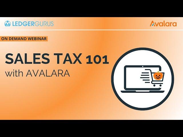 Sales Tax 101 with Avalara