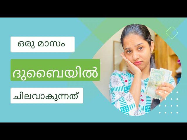 ഒരു മാസത്തെ വരവും ചിലവും ️🫣|| Monthly expenses in Dubai || Aswathyzachariah