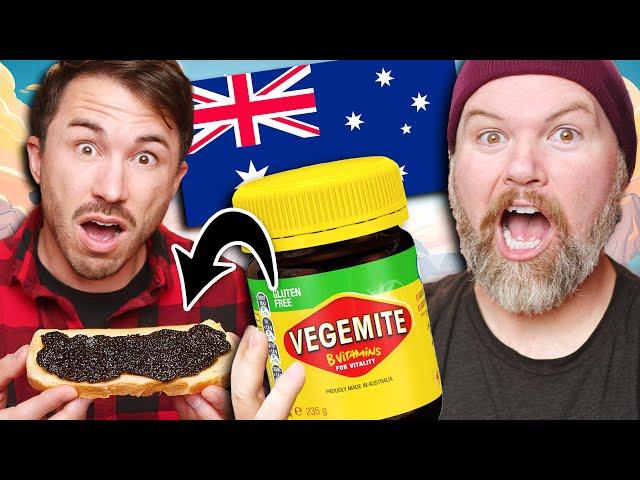 Americans Try Iconic Australian Vegemite Staples for the First Time