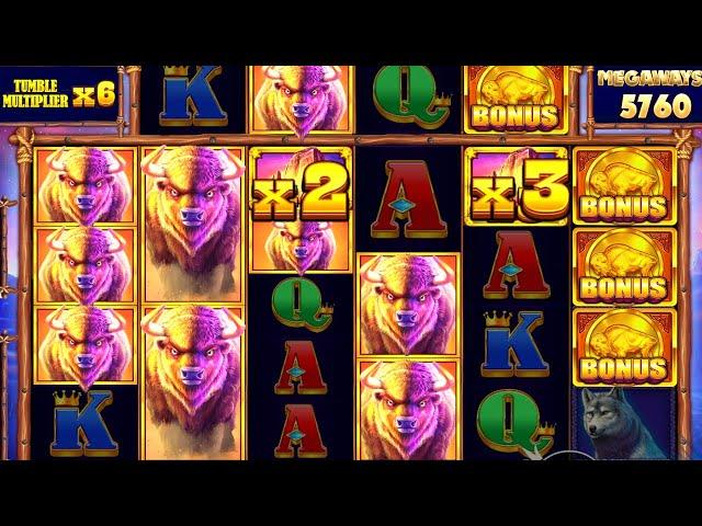 BUFFALO KING MEGAWAYS SLOT PAYS A REALLY BIG WIN