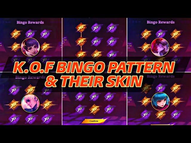 NEW BINGO PATTERN & SKIN PROBABILITY |  MOBILE LEGENDS X KOF