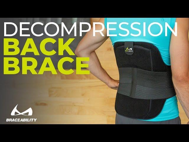 Spinal Decompression Brace with Hot & Cold Therapy for Back Pain Treatment by BraceAbility