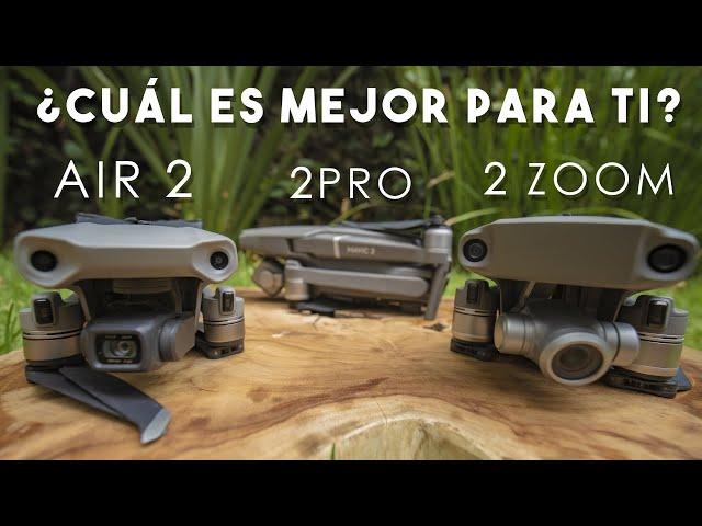 Mavic Air 2 vs Mavic 2 Pro vs Mavic 2 Zoom - La mejor comparativa en Español