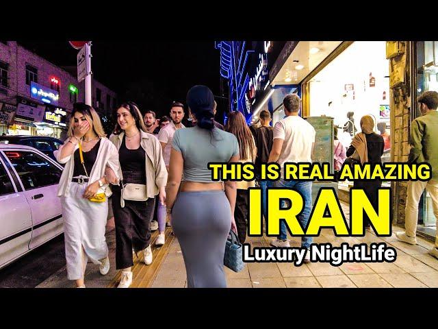 STREET STYLE of IRANIAN Girls and Boys  Luxury Neighborhood In IRAN ایران