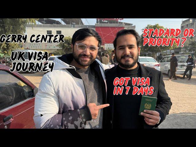 He got visa in just 7 days | priority or standard service? | Honest journey of UK visa at gerry #uk