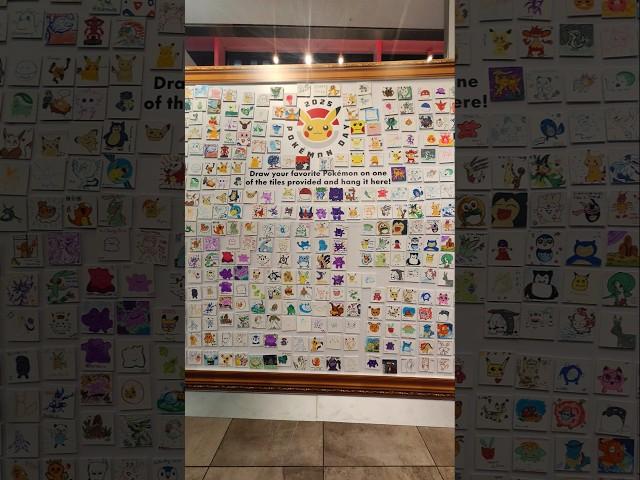 Pokemon Day Mural #pokemon #gaming #shorts