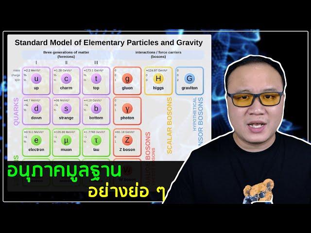 แบบจำลองอนุภาคมูลฐานแบบย่อ ๆ (Intro to standard model)