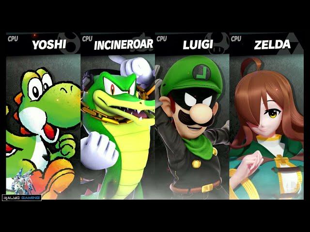 Green Battle: Yoshi vs Vector vs Mr. L vs Wiz