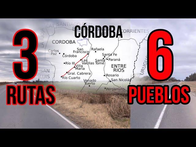 3 RUTAS | 6 PUEBLOS | CORDOBA | en moto por Argentina