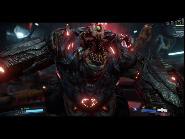 Doom 2016 8K UHD - Realistic lighting with VulkanRT Real-Time Ray Tracing