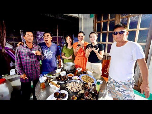 Bửa tiệc đặc biệt HÀU ĐÁ, CẦU GAI và GÀ ĐẢO tự lặn săn bắt tại HÒN DẦU - NAM DU | SONG HỶ VLOG #944