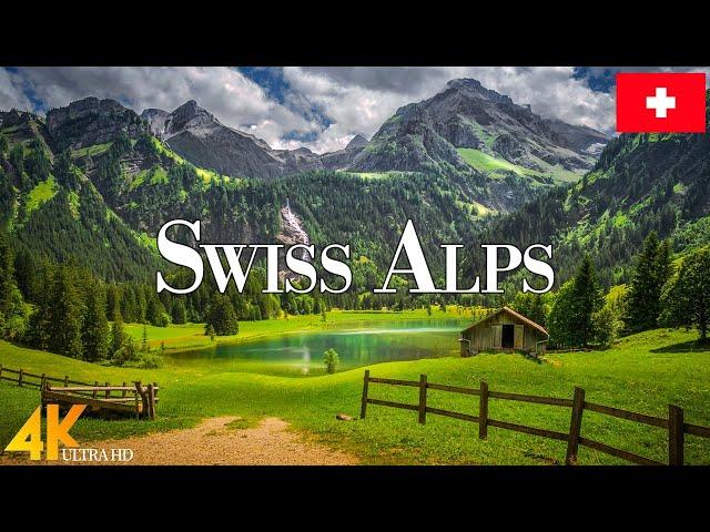 Swiss Alps 4K Ultra HD • Stunning Footage Swiss Alps, Scenic Relaxation Film with Calming Music.