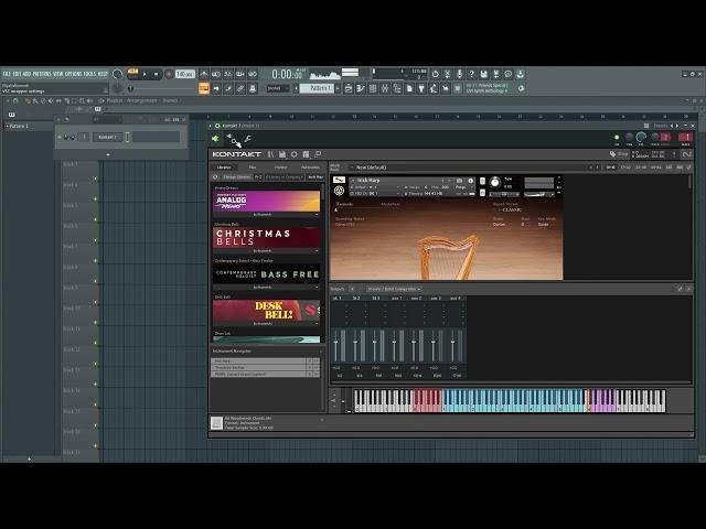 How to route Kontakt 7 MIDI channels in FL Studio 21 (tutorial)