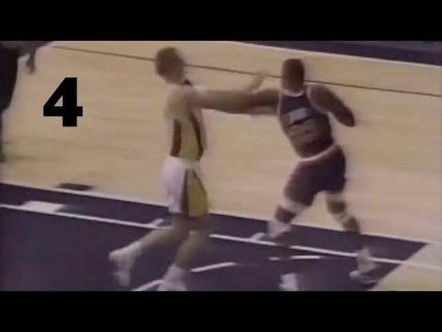 20 Minutes of Rare Old School NBA Heated Moments Part 4