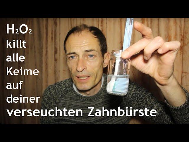 So reinigst du deine Zahnbürste effektiv mit #Wasserstoffperoxid!  #H2O2