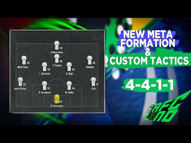 ANOTHER META FORMATION AT THE MOMENT!! 4-4-1-1 CUSTOM TACTICS IN FC24 WITH GAMEPLAY EXPLAINED