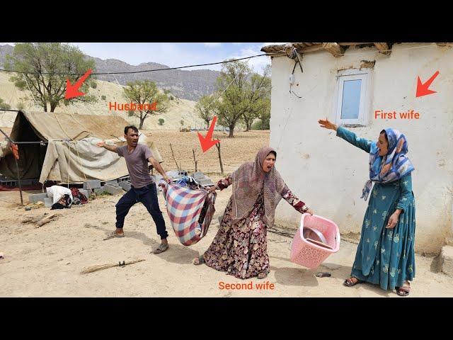 First wife's instructions: Can the second wife take the house from the husband and first wife?
