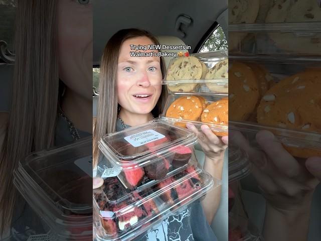 trying the wildest NEW desserts I could find at Walmart  #newfood #walmartfinds #dessert