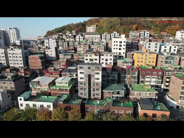 관악구 신림동 도림천 인근 드론 영상 / Sillimdong, Gwanak-gu, Seoul, Korea Drone - 관악구 신림동, 드론 |시네마틱아카이브-대한민국영상소스