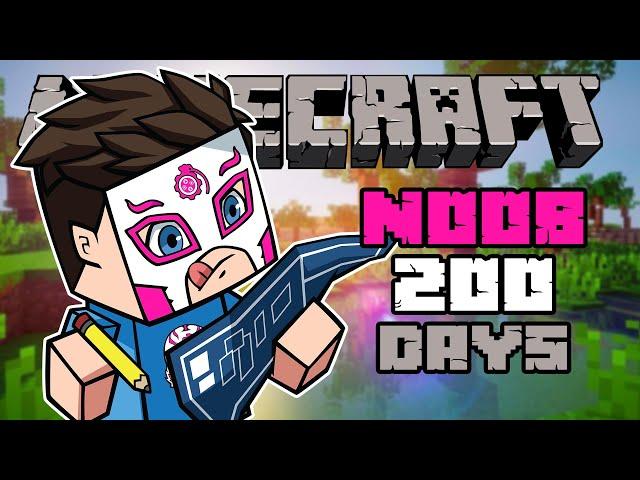 A Noob Survived 200 Days In Minecraft And This Is What Happened...