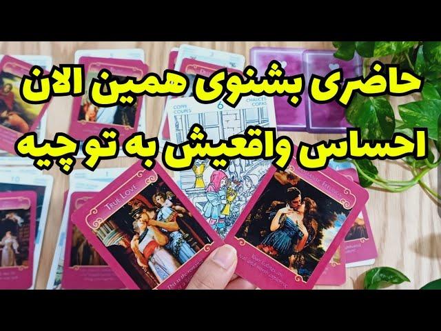 ️ونسا تاروت️حاضری بشنوی همین الان احساس واقعیش بهت چی هست؟؟ویدئوی بدون زمان ️#فال_تاروت