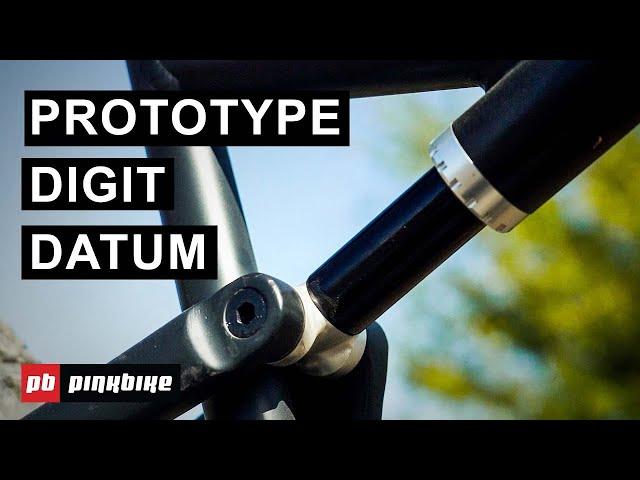 Prototype Trail Bike With Clever Hidden Shock | Digit Datum at Sea Otter 2022