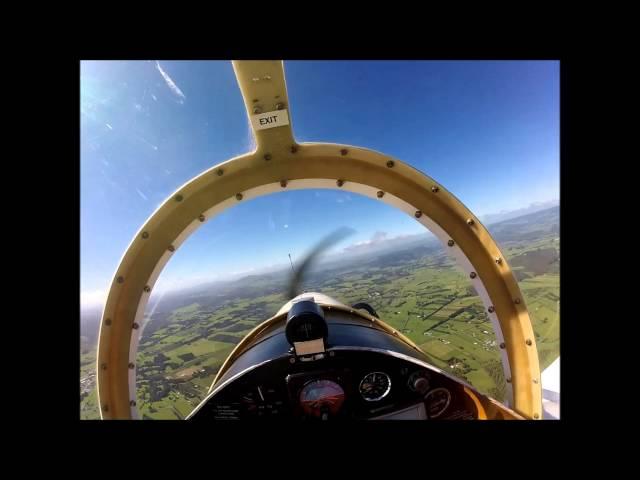 Taylor monoplane flight around Kaikohe