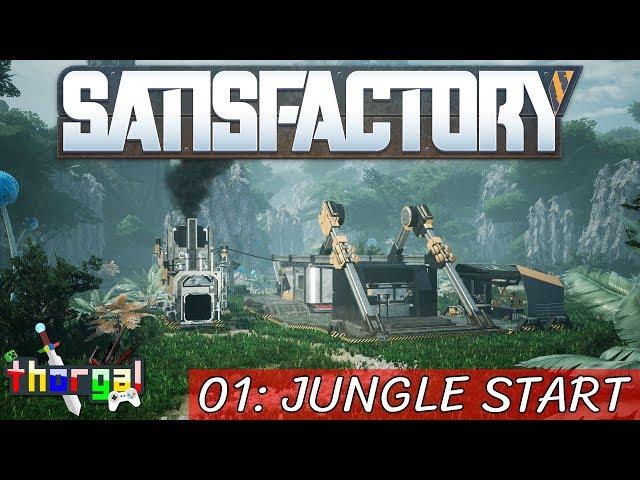 Satisfactory Let's Play - #1 Jungle Start