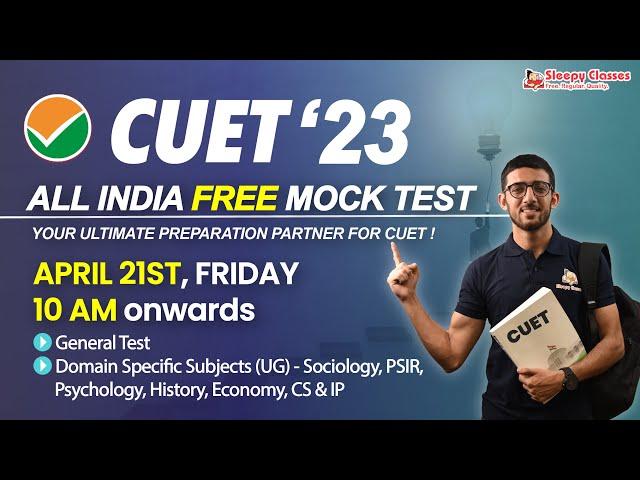 You are just a click away from top universities | Enroll now for free CUET'23 mock test