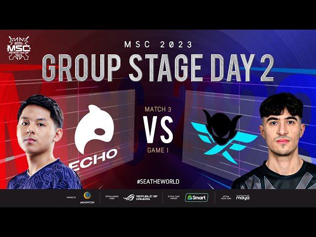[FIL] MSC 2023 Group Stage Day 2  ECHO vs FIMP Game 1