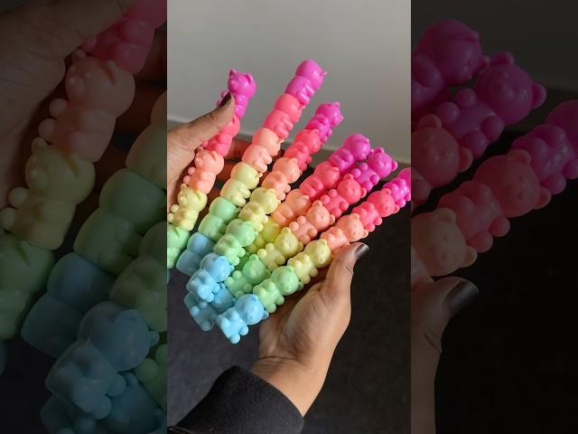 Teddy Highlighter Pens #trendingshorts #trending #stationery #cute #kawaii