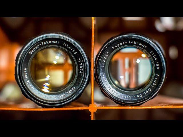 8-element "Killer" vs 7-element 50mm f1.4 Super Takumar Showdown.