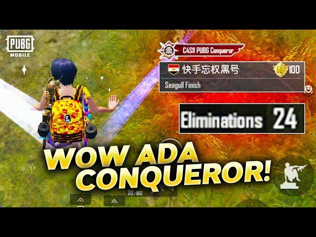 TERNYATA BEGINI SOLO SQUAD KETEMU CONQUEROR! AIM NYA KERAS BANGET! - PUBG MOBILE