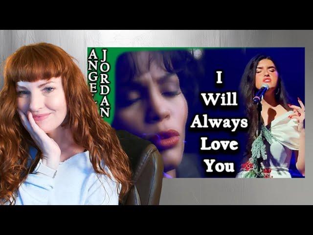 Redhead Reaction Angelina Jordan I WILL ALWAYS LOVE YOU  LIVE Whitney cover EL REY 7-Camera MultiCam