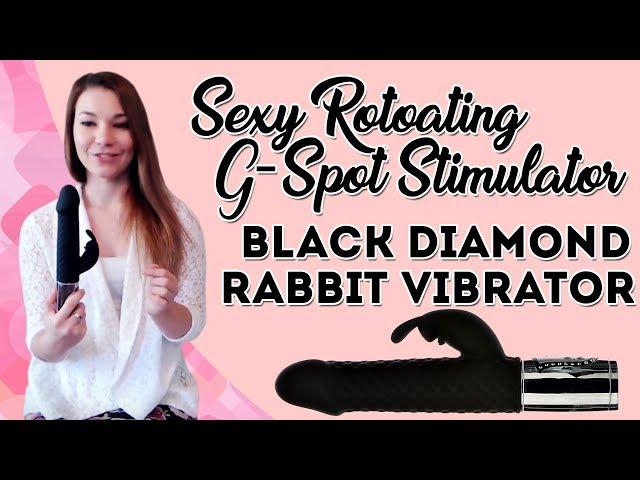 Black Diamond Rabbit Vibrator is The New Sexy Rotating G Spot Stimulator