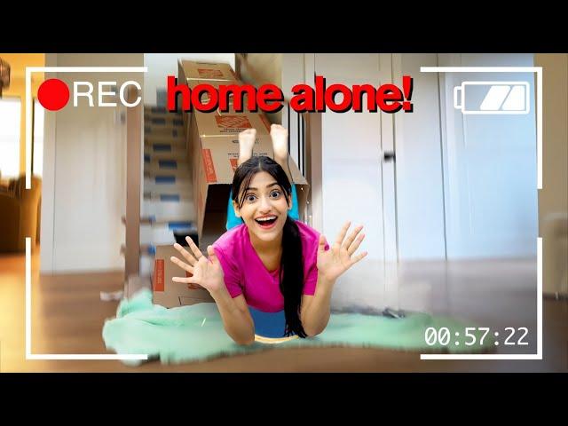 HOME ALONE Without Parents For 24 Hours | Chor Aagya ghar mein  | SAMREEN ALI