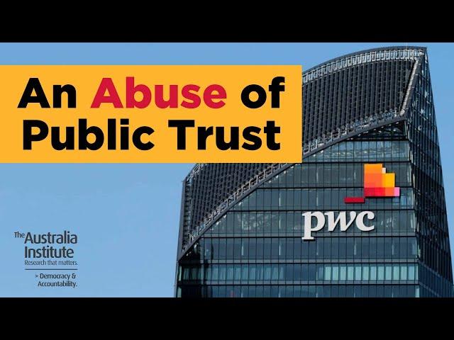 PwC Scandal Shows Problems with Consulting Firms