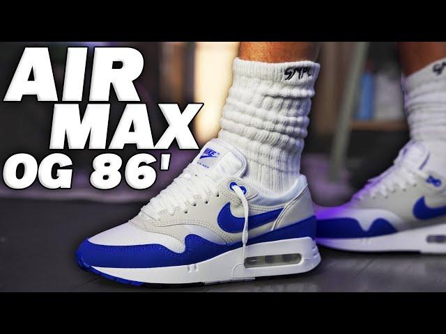 Nike Air Max 1 '86 Royal Blue Review and On Foot