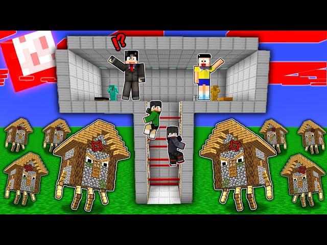 EVIL HOUSE vs SAFEST SECURITY TOWER | Minecraft! (Tagalog)