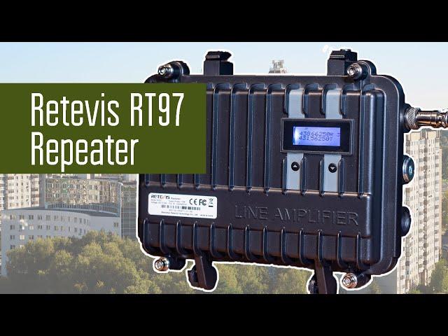 Retevis RT97 mobile repeater. Review, check, internal structure.