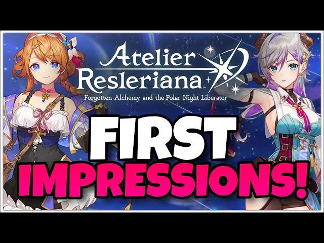 ATELIER RESLERIANA | First Impressions! GREAT LOOKING GAME!