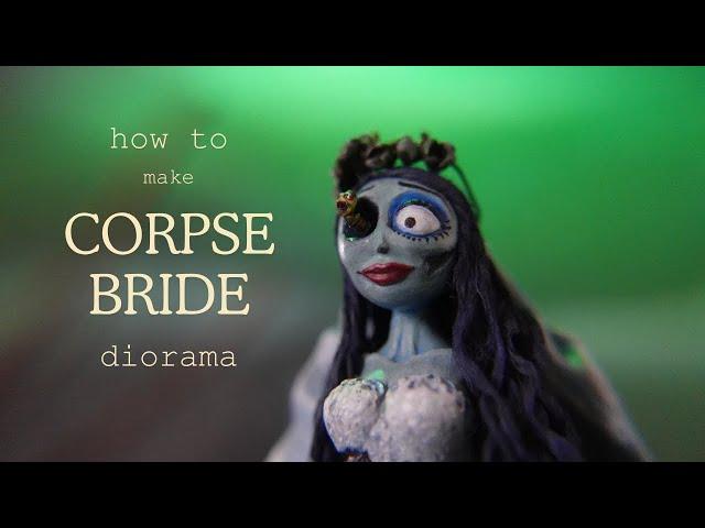 Corpse Bride Diorama | Polymer Clay | Halloween | DIY