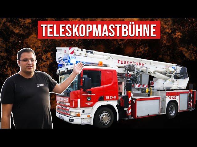 Neue Feuerwehr Teleskopmastbühne