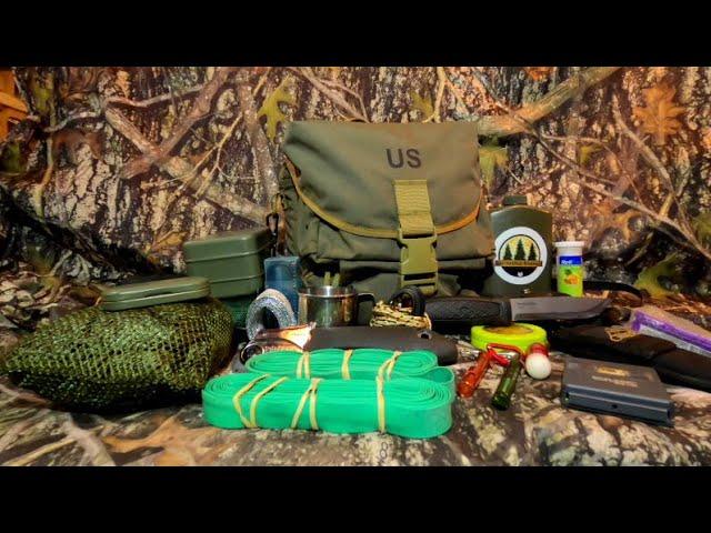 Hidden Woodsmen M55 Haversack Hot Weather Survival Kit