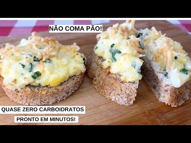 SUBSTITUA O PÃO POR ESSA DELÍCIA no Café da Manhã ou Lanche l NÃO COMA PÃO! PRONTO EM MINUTOS!