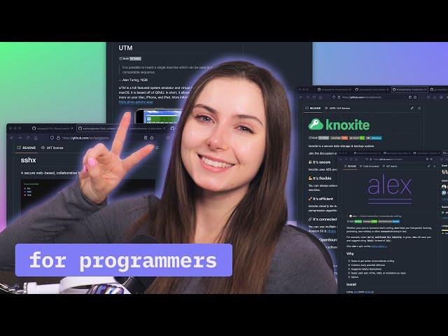 a few cool open source projects (super 1337)