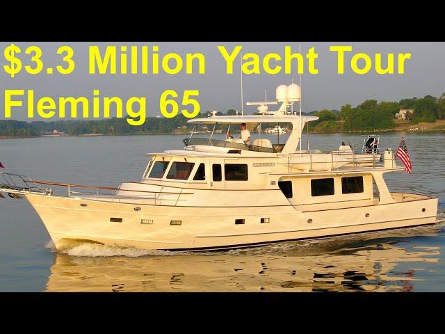 $3.3 Million Yacht Tour : 2017 Fleming 65