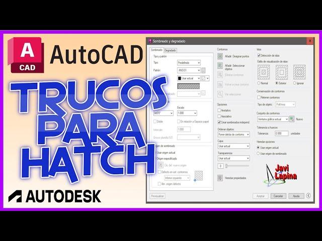 Autocad trucos HATCH